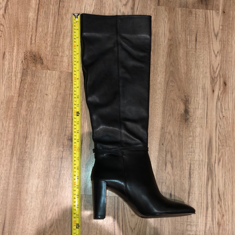 NEW!!Zara Tall 3.3” Heeled Knee Boots Size 42 - Picture 11 of 12
